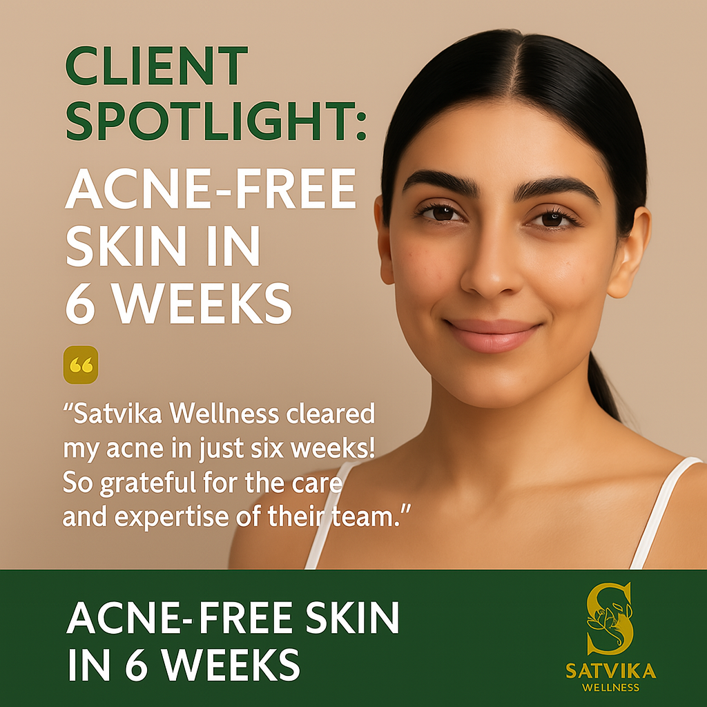 Clear Skin in Just 6 Weeks – Real Results at Satvika Wellness Struggling with stubborn acne that just won’t go away?