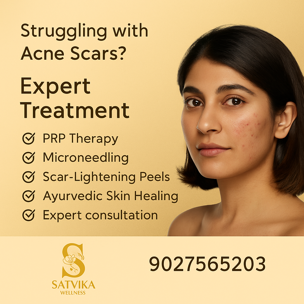 Say Goodbye to Acne Scars – Get Your Confidence Back at Satvika Wellness
