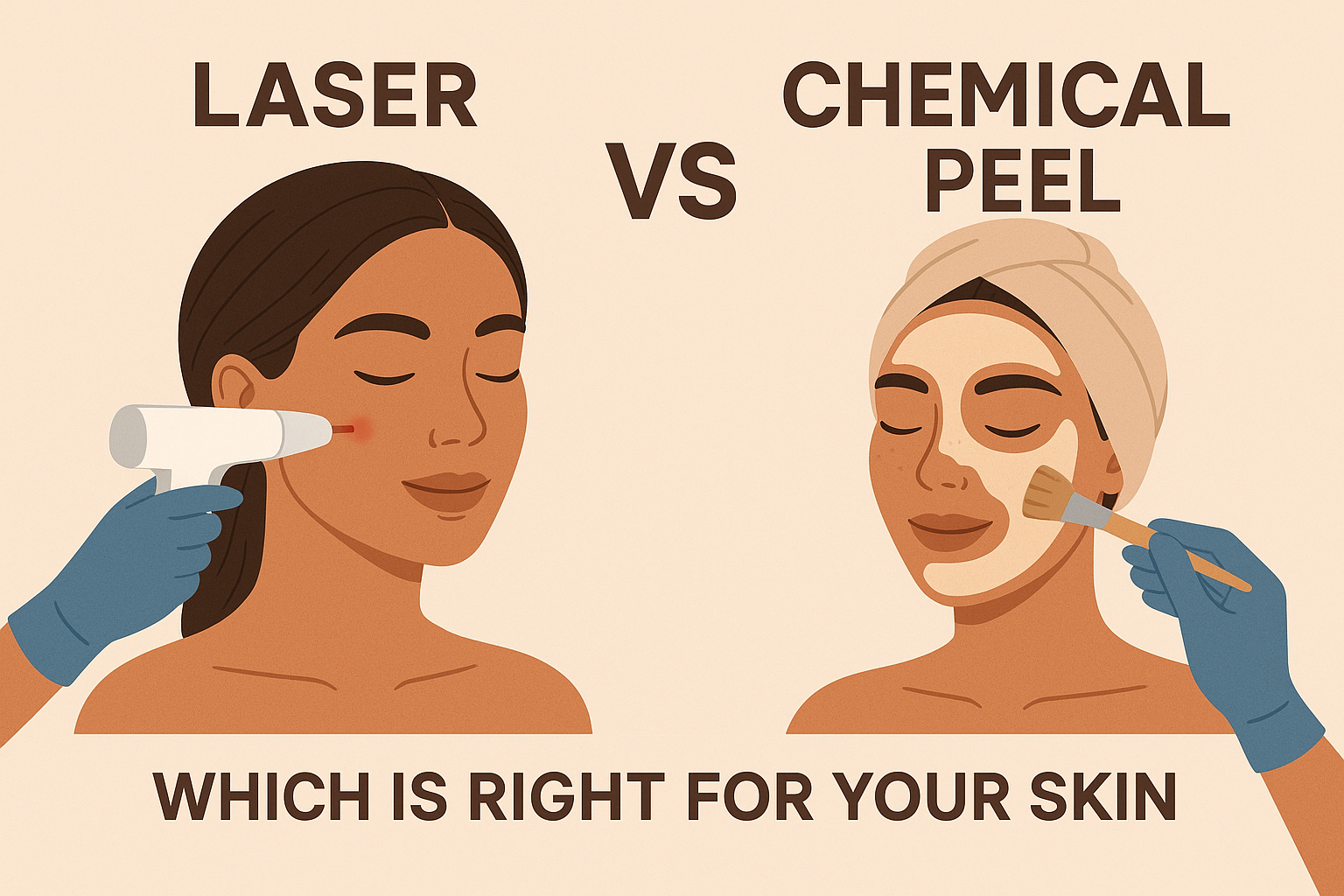 Laser vs. Chemical Peels: Which is Right for Your Skin?